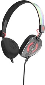 img 2 attached to 🎧 Skullcandy S5AVHX-461 Knockout Women's On-Ear Headphones with Mic & Remote, Multicolor Coral Mash-Up