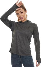 img 1 attached to Stay Protected In Style: Women'S UPF 50+ Long Sleeve Shirts For Outdoor Activities