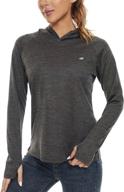 stay protected in style: women's upf 50+ long sleeve shirts for outdoor activities logo