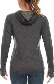 img 3 attached to Stay Protected In Style: Women'S UPF 50+ Long Sleeve Shirts For Outdoor Activities