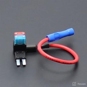 img 2 attached to 🚗 Etopars 5X Car Vehicle 12V 24V Car Motor Add-a-circuit MICRO2 ATR Fuse Holder Adapter 15A