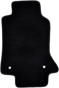 img 3 attached to 🚗 1997-2004 Chevy Corvette Floor Mats - Jet Black Front Nylon Carpet by IKON MOTORSPORTS, 1998-2003 Models