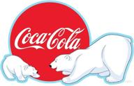 виниловая наклейка coca cola polar bears логотип