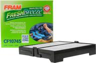 🚗 fram fresh breeze cabin air filter replacement with arm and hammer baking soda - easy install for subaru vehicles - cf10745 - improve your car's passenger compartment air quality логотип