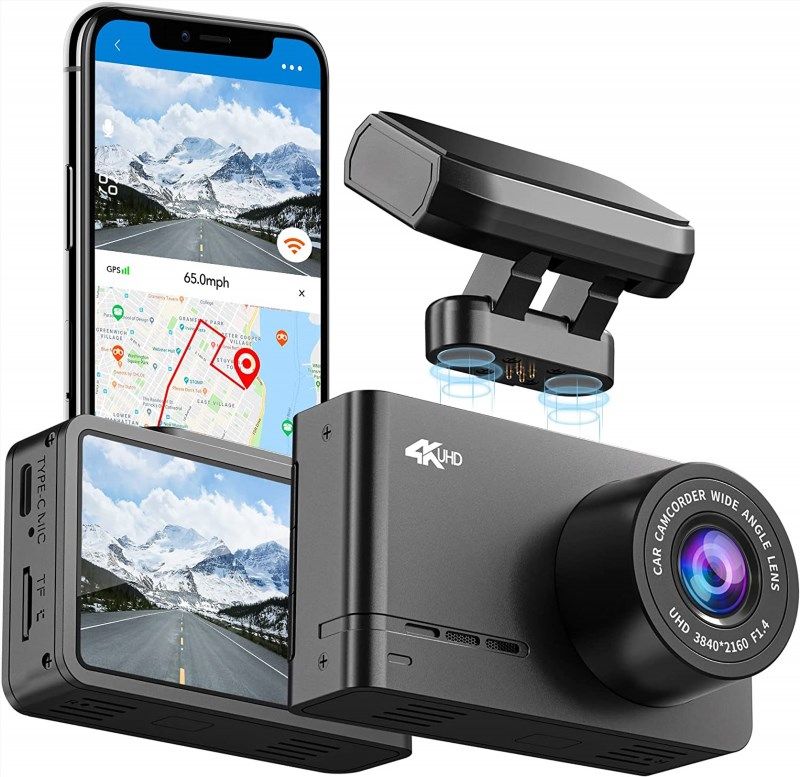 WOLFBOX 2.5K Dash Cam WiFi, 1600P Dash Camera for Cars, Full HD i03 Car  Camera Front, Dashcam with Loop Recording, APP Control, Night Vision, 24  Hours Parking Monitor, Support 64GB Max