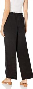 img 1 attached to Chic And Stylish: A. Byer Women'S Wide-Leg Paperbag Pants For Effortless Fashion