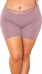 img 4 attached to POSESHE Women'S Boxer Briefs 6" Inseam: Ultra-Soft MicroModal Boyshorts Underwear S-5XL