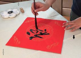 img 2 attached to Enhance Your Chinese Calligraphy And Painting With MasterChinese 31X47 Mat: Ideal For Sumi Drawings And Felt Desk Pad