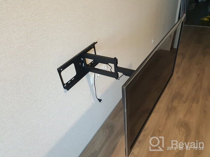 img 1 attached to 🖼️ Paramount-60 Wall Bracket in Sleek Black by Arm Media review by Miyazaki Kiyoshi ᠌