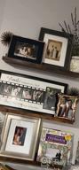 картинка 1 прикреплена к отзыву Giftgarden Woodgrain Picture Ledge Shelf Set - 24 Inch Black Floating Shelves for Storage in Home and Office, Set of 3 Different Sizes от Brant Watson