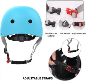 img 2 attached to Adjustable Toddler To Youth Helmet And Protective Gear Set With Knee, Elbow, And Wrist Guards For Skateboarding, Cycling, Skating, Scootering, And Roller Skating (2-8 Years)