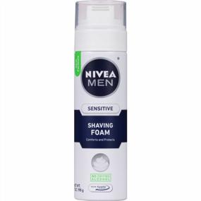 img 1 attached to Nivea For Men Sensitive Shaving Foam