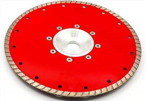 img 4 attached to 9 Inch Turbo Diamond Saw Blade With Continuous Wave Core Technology