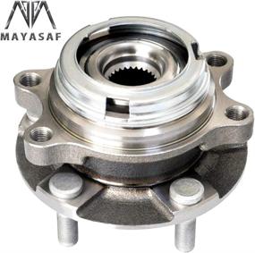 img 1 attached to 🔩 MAYASAF HA590125x2: AWD Only w/ABS Front Wheel Hub Bearing Assembly, 5 Lugs w/ABS - Fit Infiniti AWD Models EX35/G35/M35/G37/FX45/FX50 [2 Pack]