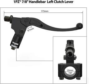 img 2 attached to 🏍️ 1PZ BA5-CL1 BLACK Left Clutch Lever - Optimized for Baja Mini Bike 196cc 5.5hp 6.5hp Warrior Heat MB165