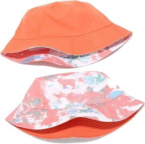 img 1 attached to Women'S Reversible Bucket Hat W/ Flower Embroidery - MaxNova Unisex Sun Cap For Travel & Outdoor Use