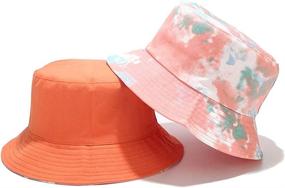 img 2 attached to Women'S Reversible Bucket Hat W/ Flower Embroidery - MaxNova Unisex Sun Cap For Travel & Outdoor Use