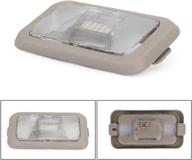 🚙 chevy colorado gmc canyon 2004-2008 interior dome lamp light lens with bulb & housing - replacement for 2.8l 2.9l 3.5l 3.7l - part numbers: 15126553 15191866 15114473 logo