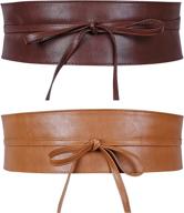 🎀 whippy women's accessories: bowknot waistband with leather detailing – available at belts logo