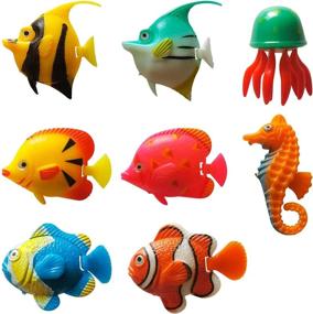 img 4 attached to 🐠 Enhance Your Bubble Tube Experience with YUDA 7 PCS Fake Fishes for Bubble Tube A-FF001