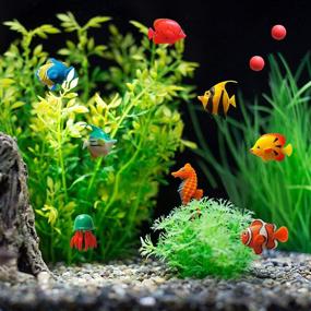 img 2 attached to 🐠 Enhance Your Bubble Tube Experience with YUDA 7 PCS Fake Fishes for Bubble Tube A-FF001