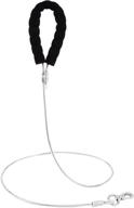 🐾 notoyaya chew proof dog leash: no-tangle steel cable leash for chewers, teething puppies - waterproof, easy to clean, super strong and durable - dog training leash with comfy foam handle логотип