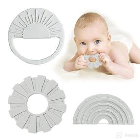 img 4 attached to Promise Babe Teethers Teething Silicone Baby & Toddler Toys best - Teethers