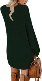 img 2 attached to 👗 Meenew Womens Crewneck Oversized Sweater: Cozy and Fashionable Dresses for Women's Clothing