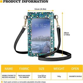 img 2 attached to JEOCODY Crossbody Cellphone Shoulder Holder Women's Handbags & Wallets : Crossbody Bags