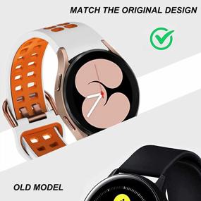 img 1 attached to Koelin Silicone Fashion Band For Samsung Galaxy Watch 5 &4 44Mm/40Mm/Watch 4 Classic 46Mm/42Mm/Galaxy Watch 3 41Mm - Soft No Gaps Design Printing Sport Replacement Strap For Women Men