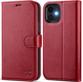 img 4 attached to Protect Your IPhone 12 Mini In Style With OCASE Wallet Case – RFID Blocking & Shockproof TPU Inner Shell