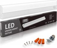 16w 24in dimmable led under cabinet task lighting w/ cri>90, 3000k (warm white), frost lens - long lasting metal base logo