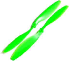 img 1 attached to RAYCorp Genuine Gemfan 1045 Propellers (10X4.5) For DJI Phantom - Set Of 8 (4CW, 4CCW) Green 10-Inch Props And Bonus Battery Strap