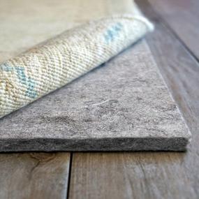 img 2 attached to Luxury Non-Slip Rug Pad By RUGPADUSA - Superior-Lock 9'X12', 7/16" Thick Felt + Rubber, Perfect For Hardwood Floors & Custom Sizes Available!