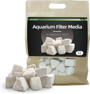 🐟 enhanced boxtech aquarium filter media - high capacity ceramic bio filter media blocks for fish tank sump, canister filter, koi ponds (5l) logo