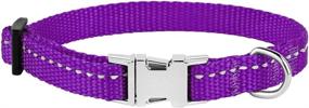 img 2 attached to CollarDirect Small Dog Collar: Adjustable, Reflective Nylon with Metal Buckle in Assorted Vibrant Colors