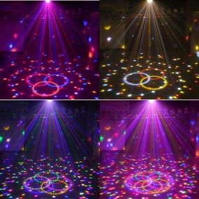 img 3 attached to Remote Controlled Lukasa Sound-Activated Disco Party Lights With 7 RGB Modes For Atmosphere, Strobe Light Effects, Ideal For Home Dance Room, DJ, Bar, Karaoke Nightclub, Xmas, Wedding, And Pub Shows