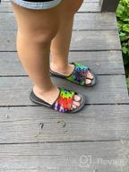 картинка 1 прикреплена к отзыву 👟 Кроссовки для мальчиков Crocs Little Tie Dye Classic Slide Sandals от Maurice Rivera