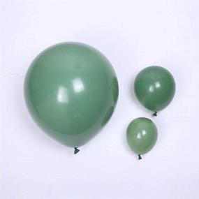 img 1 attached to 🎉 Create Stunning Party Decor with 141pcs Olive Green Balloon Arch Kit & Garland