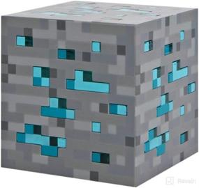 img 4 attached to Minecraft Light-Up Blue Stone Diamond Ore by ThinkGeek - A Reliable Pigmen Repellent