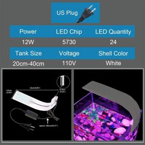 img 3 attached to Senzeal Aquarium Light 1000LM Lighting