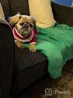 картинка 1 прикреплена к отзыву Joytale Small Dog Sweater Turtleneck Dress: Stylish Winter Cable Knitwear for Cats, Puppies, and Small Dogs от John Graves