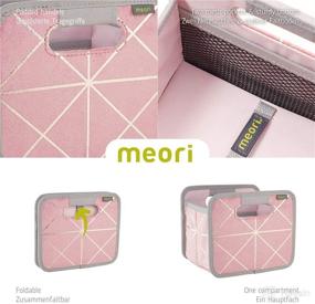img 2 attached to Meori Mini Velvet Metallic Rose Style Trend Desk Organiser Cosmetic Jewellery Box Shelf 16.5 x 12.5 x 14 cm, Polyester, Dusty Pink