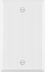 img 4 attached to ENERLITES Blank Device Металлическая настенная пластина, коррозионностойкая, стандартный размер, 1 группа, 4,50 x 2,76 дюйма, штампованная сталь с порошковым покрытием, 7701-WM, белая матовая