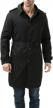 men's classic single breasted trench coat with removable liner - waterproof and ideal for all-weather wear by bgsd logo