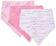 👶 luvable friends unisex baby cotton bandana bibs: love-infused essential for all sizes logo