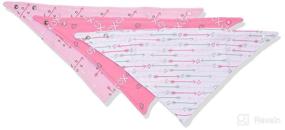 img 2 attached to 👶 Luvable Friends Unisex Baby Cotton Bandana Bibs: Love-infused Essential for All Sizes