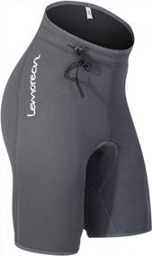 img 4 attached to 3Mm Neoprene Canoeing And Swimming Pants Shorts By Lemorecn Wetsuits