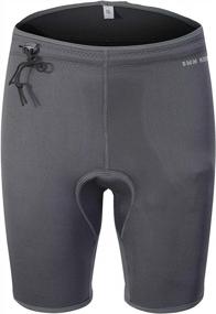 img 3 attached to 3Mm Neoprene Canoeing And Swimming Pants Shorts By Lemorecn Wetsuits