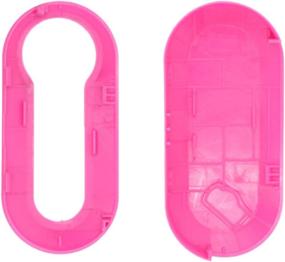 img 2 attached to 🔑 Enhance Your FIAT 500 Keyless Entry: SEGADEN Colorful Replacement Combo Shell Cover - Flip Key Case in Pink (PG261PKS)